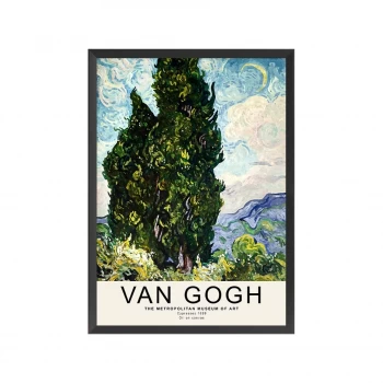 تابلو درخت سرو 2 ونگوگ Van Gogh تابلو درخت سرو 2 ونگوگ Van Gogh