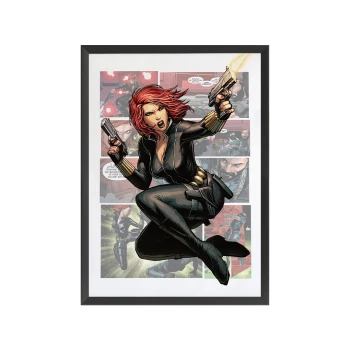 تابلو کمیک بیوه سیاه Black Widow Comic تابلو کمیک بیوه سیاه Black Widow Comic