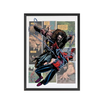 تابلو کمیک کریون شکارچی و مرد عنکبوتی Kraven the Hunter & Spider-Man تابلو کمیک کریون شکارچی و مرد عنکبوتی Kraven the Hunter & Spider-Man