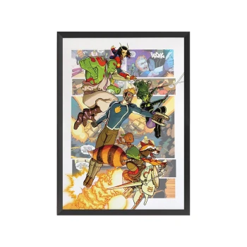 تابلو کمیک نگهبانان کهکشان Guardians of the Galaxy Comic تابلو کمیک نگهبانان کهکشان Guardians of the Galaxy Comic