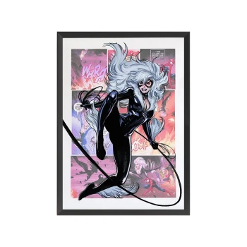 تابلو کمیک گربه سیاه Black Cat Comic تابلو کمیک گربه سیاه Black Cat Comic