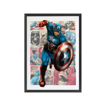 تابلو کمیک کاپیتان آمریکا Captain America Comic تابلو کمیک کاپیتان آمریکا Captain America Comic