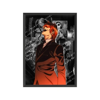 تابلو لایت یاگامی انیمه دفتر مرگ Light Yagami تابلو لایت یاگامی انیمه دفتر مرگ Light Yagami